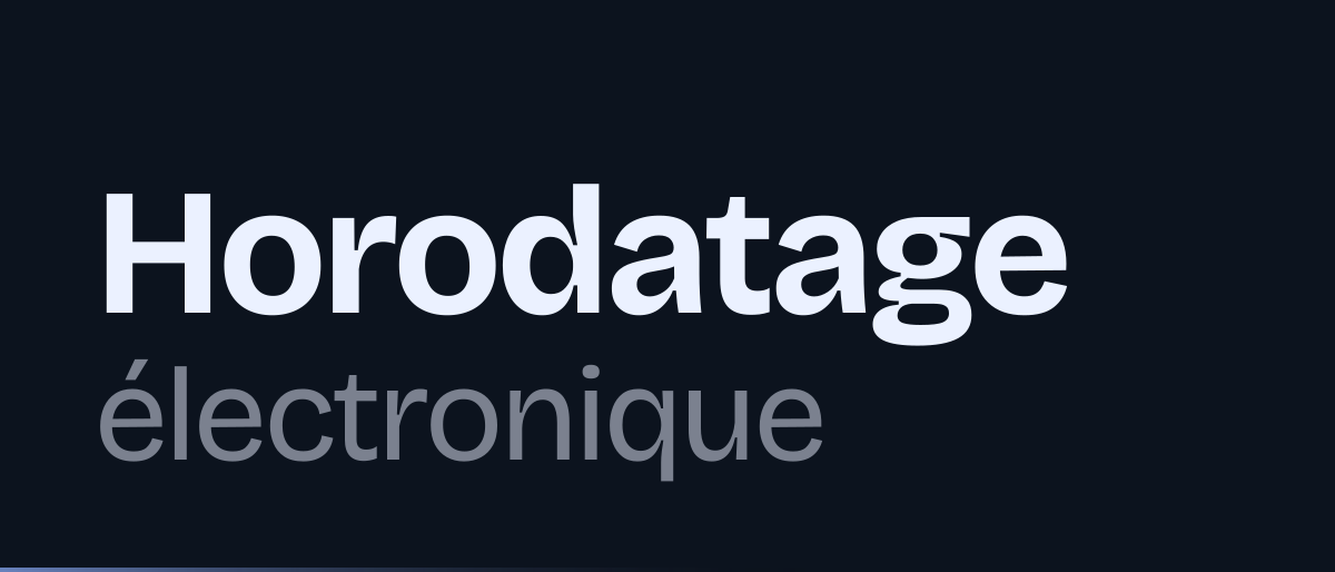 Jaquette de la page « Horodatage électronique : quand la date d'un fichier devient une preuve » : Horodatage électronique
