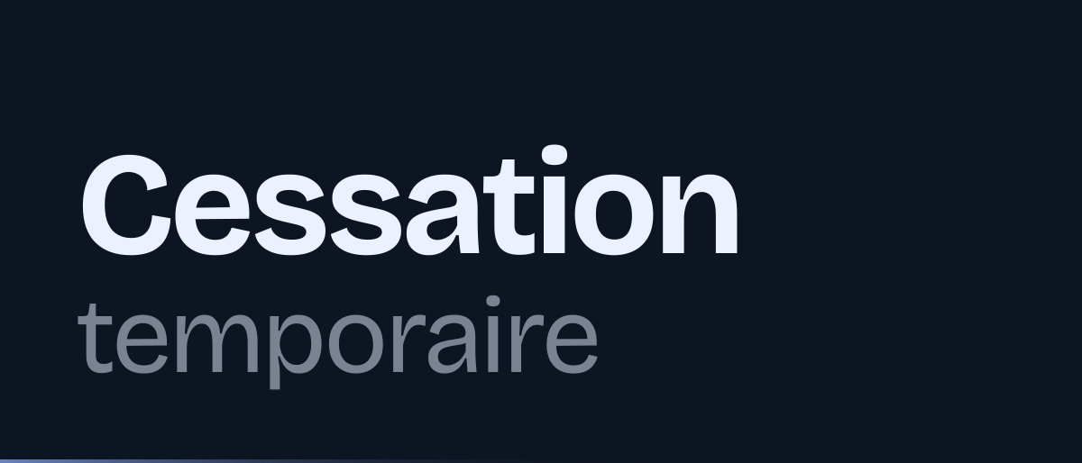 Jaquette de la page « Cessation temporaire d'activité d'une EI : 1 ou 2 ans, comptes, impôts » : Cessation temporaire