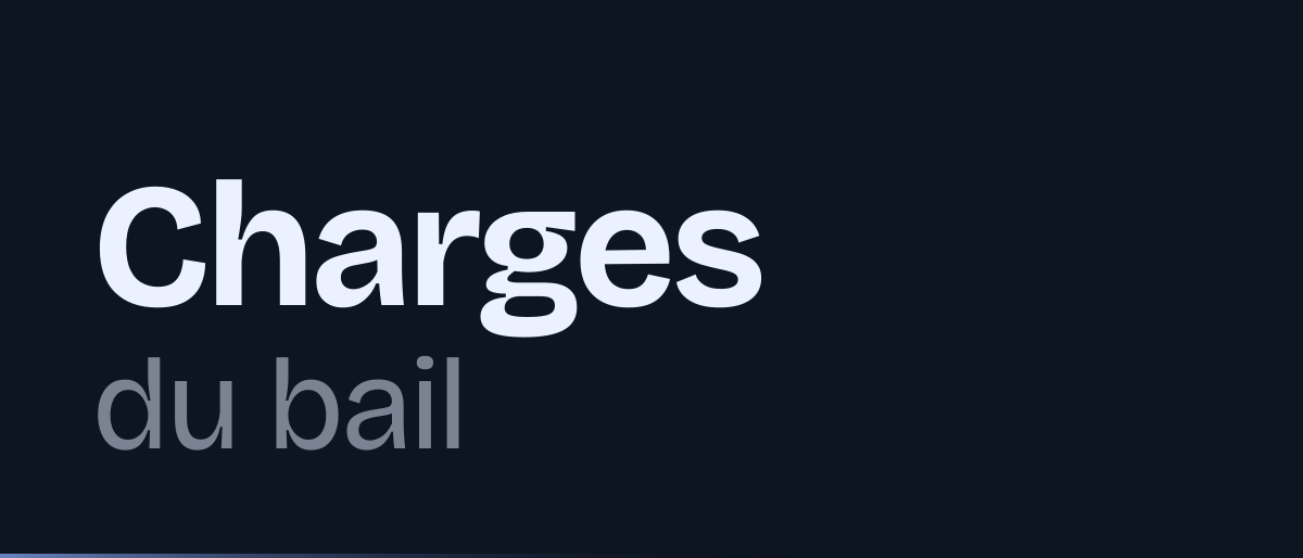 Jaquette de la page « Charges du bail commercial : inventaire, taxe foncière, grosses réparations » : Charges du bail