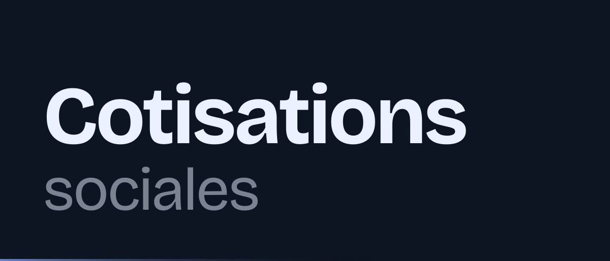 Jaquette de la page « Cotisations sociales d'une SAS » : Cotisations sociales