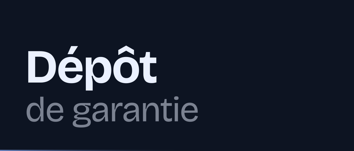 Jaquette de la page « Dépôt de garantie d'un bail commercial : plafond de 3 mois et restitution » : Dépôt de garantie