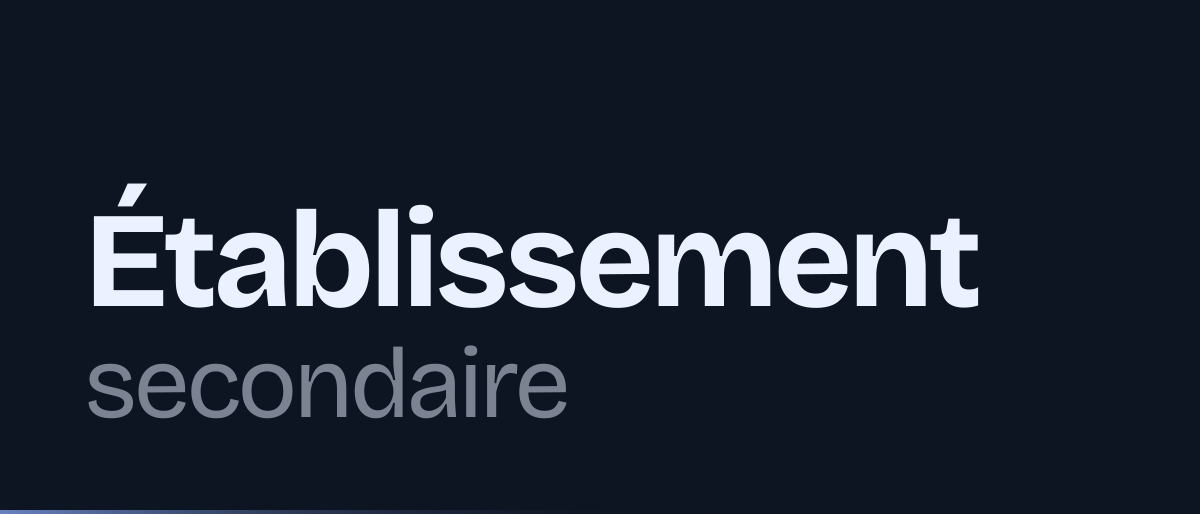 Jaquette de la page « Établissement secondaire ou complémentaire : ouvrir et immatriculer » : Établissement secondaire