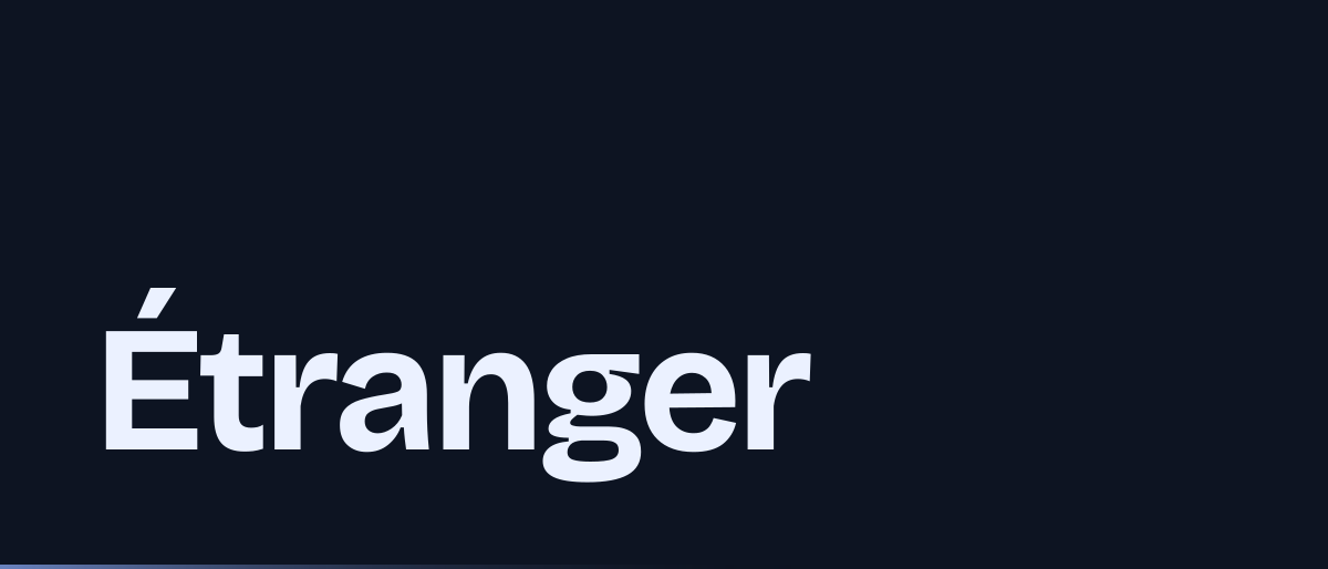Jaquette de la page « Étranger : créer une entreprise en France, titres de séjour et démarches » : Étranger