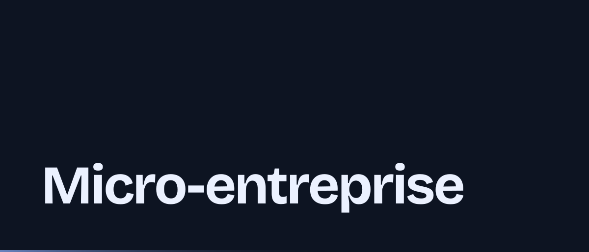 Jaquette de la page « Micro-entreprise et entreprise individuelle : deux régimes, un même statut » : Micro-entreprise