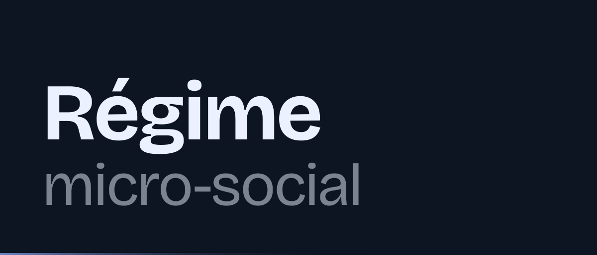 Jaquette de la page « Régime micro-social 2026 : taux de cotisations du micro-entrepreneur » : Régime micro-social