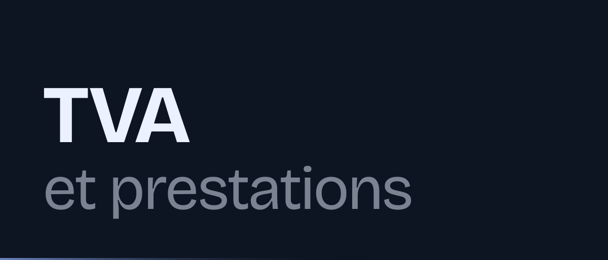 Jaquette de la page « TVA et prestations de services dans l'UE : où la taxe est due » : TVA et prestations