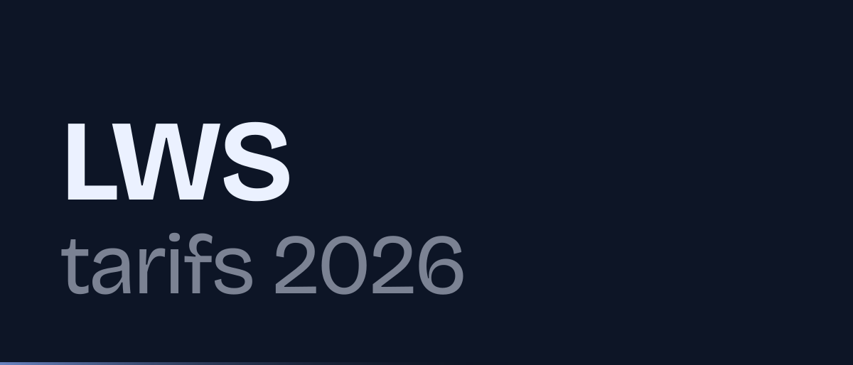 Jaquette de la page « LWS tarifs 2026 : le prix après la première année » : LWS tarifs 2026